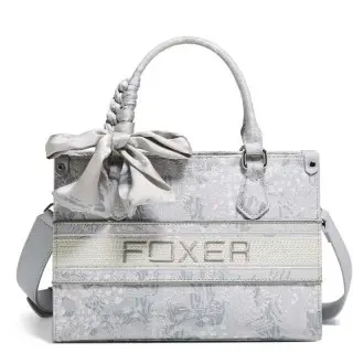 Γυναικεία Τσάντα Χειρός Foxer 9165028F ασημί