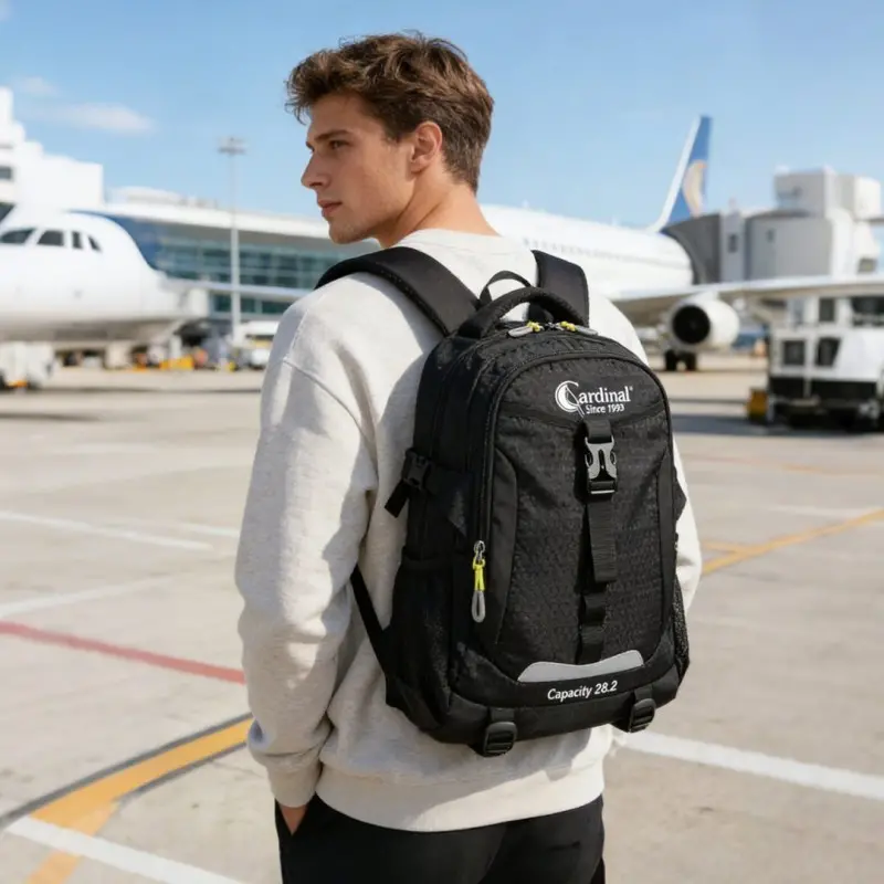Σακίδιο Πλάτης 40Χ30Χ20 Καμπίνας Cardinal 28L 911 mini μαύρο