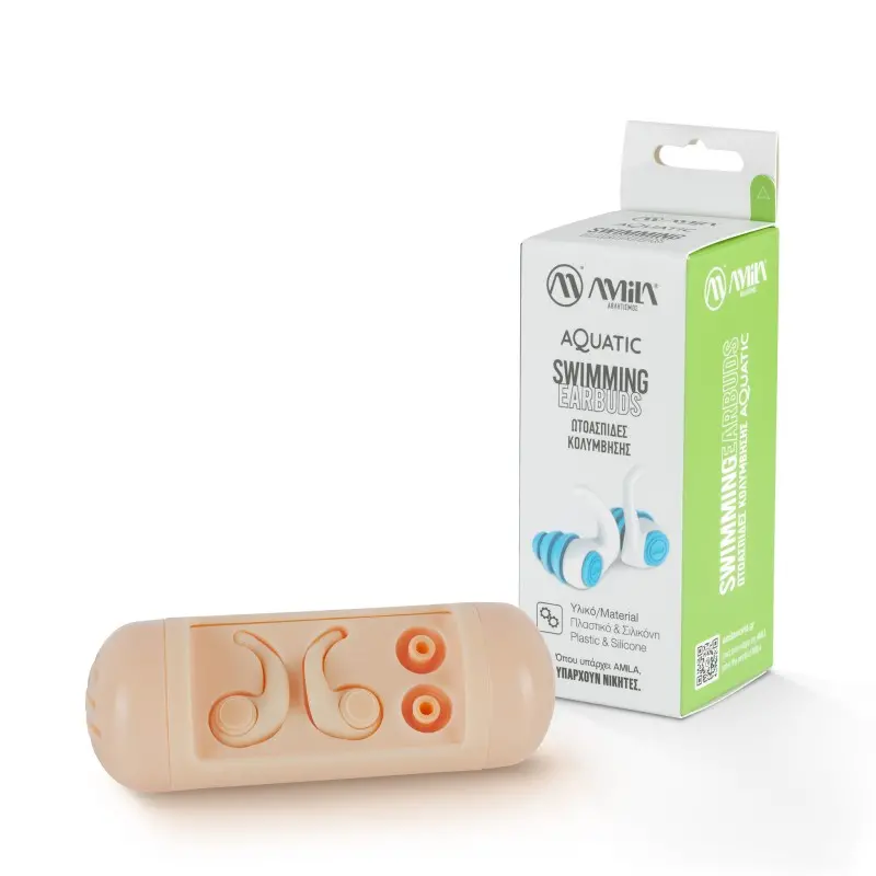 Amila Ωτοασπίδες Κολύμβησης Swimming Earbuds Aquatic – Desert Sand