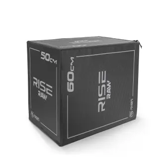 Amila Πλειομετρικό Κουτί Plyo Box Raw Rise 40x50x60 cm - Μαύρο