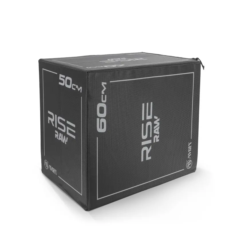 Amila Πλειομετρικό Κουτί Plyo Box Raw Rise 40x50x60 cm - Μαύρο
