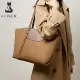 Γυναικεία Τσάντα Ώμου Foxer 900631F Καφέ