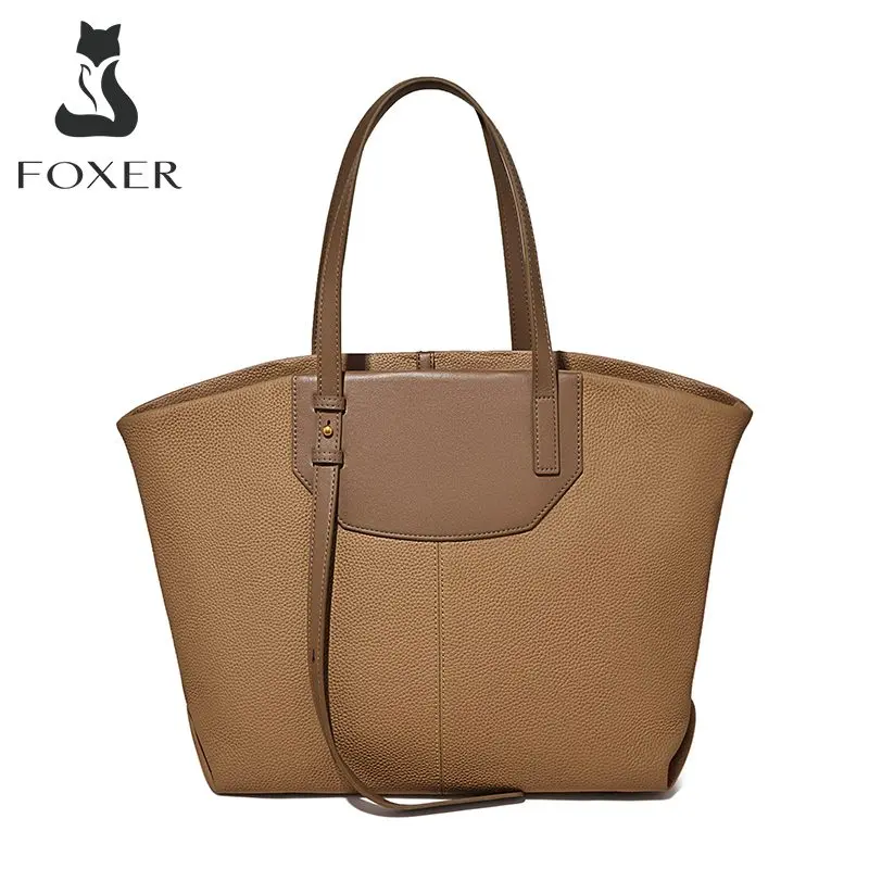 Γυναικεία Τσάντα Ώμου Foxer 900631F Καφέ