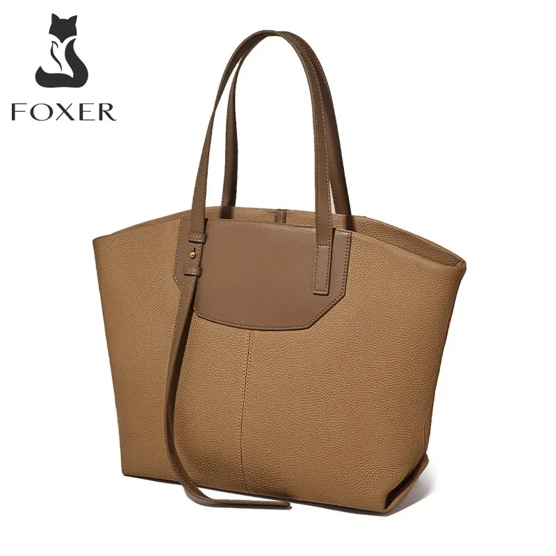 Γυναικεία Τσάντα Ώμου Foxer 900631F Καφέ