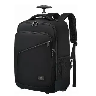 Σακίδιο πλάτης Τροχήλατο  45L Laptop 17,3” Matein 1433 μαύρο