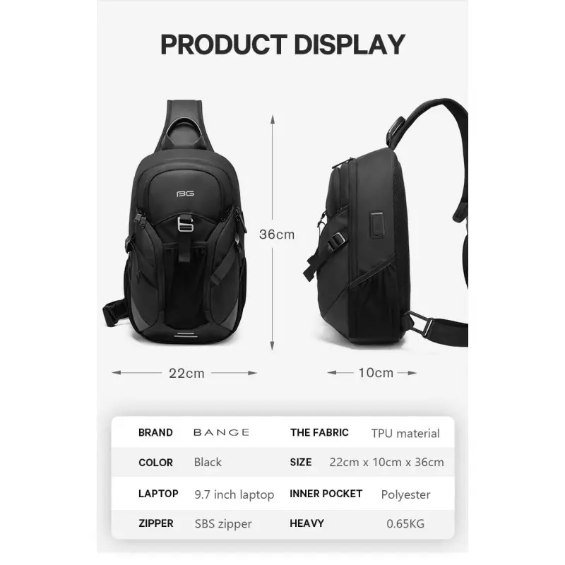 Τσαντάκι ώμου χιαστί crossbody Bange 77120 μαύρο Crossbody 77120μαύρο Bange Τσαντάκι ώμου χιαστί crossbody Bange 77120 μαύρο