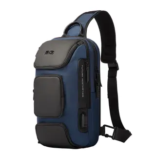 Τσαντάκι ώμου χιαστί crossbody Bange 7086 μπλέ Τσαντάκι ώμου χιαστί crossbody Bange 7086 μπλέ