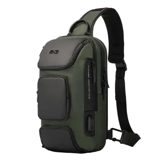 Τσαντάκι ώμου χιαστί crossbody Bange 7086 χακί Τσαντάκι ώμου χιαστί crossbody Bange 7086 χακί