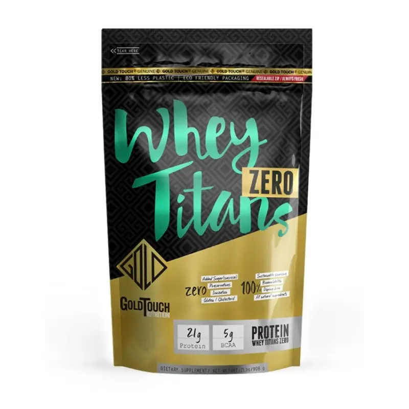 Gold Touch Whey Titans Zero 908gr Πρωτεΐνη Ορού Γάλακτος Vanilla Cookies