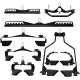 Power Force Λαβές οργάνων γυμναστικής Premium Handles Set Red PF-200546 - Σε 12 Άτοκες Δόσεις
