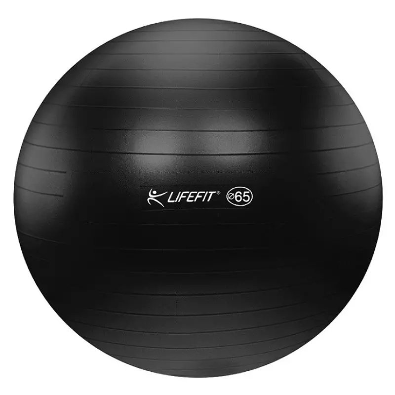 Life Fit Pro GymBall Επαγγελματική Μπάλα γυμναστικής 65cm Μαύρη F-GYM-65-21