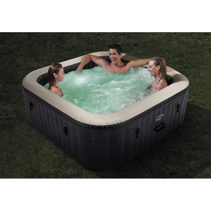 Intex Greystone Deluxe Bubble Massage (4 ατόμων) Σάουνες - Σπα 28450 Intex-1 Intex Greystone Deluxe Bubble Massage (4 ατόμων)