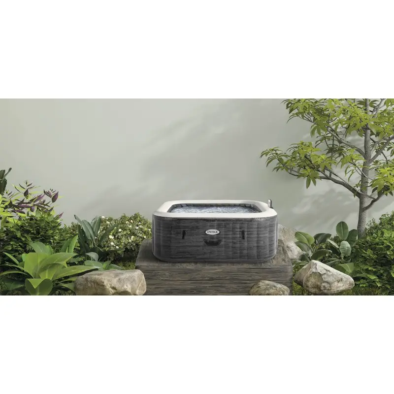 Intex Greystone Deluxe Bubble Massage (4 ατόμων) Σάουνες - Σπα 28450 Intex-1 Intex Greystone Deluxe Bubble Massage (4 ατόμων)