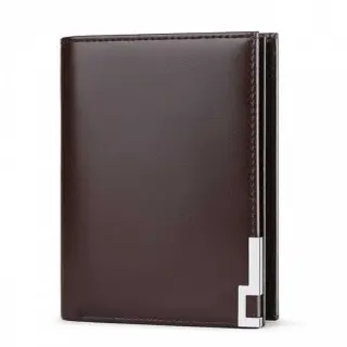 Δερμάτινο Ανδρικό πορτοφόλι William Polo 218 coffee