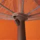 Ομπρέλα Παραλίας Αλουμινίου Escape 2m PE 180gsm UPF50+ Πορτοκαλί