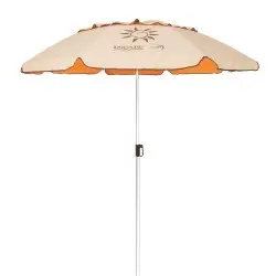 Ομπρέλα Παραλίας Αλουμινίου Escape 2m PE 180gsm UPF50+ Πορτοκαλί