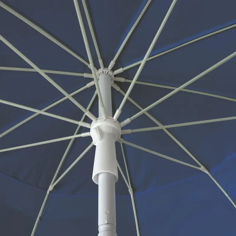 Ομπρέλα Παραλίας 2m 180gsm 8 Ακτίνες 5mm Μπλε