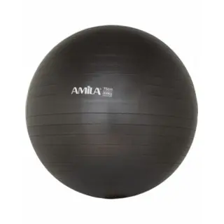Amila Μπάλα Γυμναστικής 75CM Μαύρη 48417