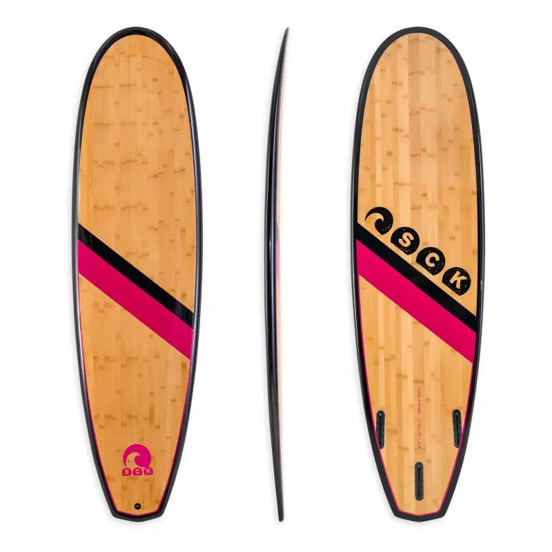 SCK Σανίδα surf EPX Bamboo 6’4″ Black-Ruby 192cm - Σε 12 Άτοκες Δόσεις