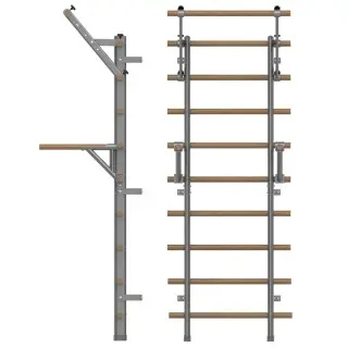 InSportline Wootaline Ξύλινο Πολύζυγο 199 x 80 cm Gray