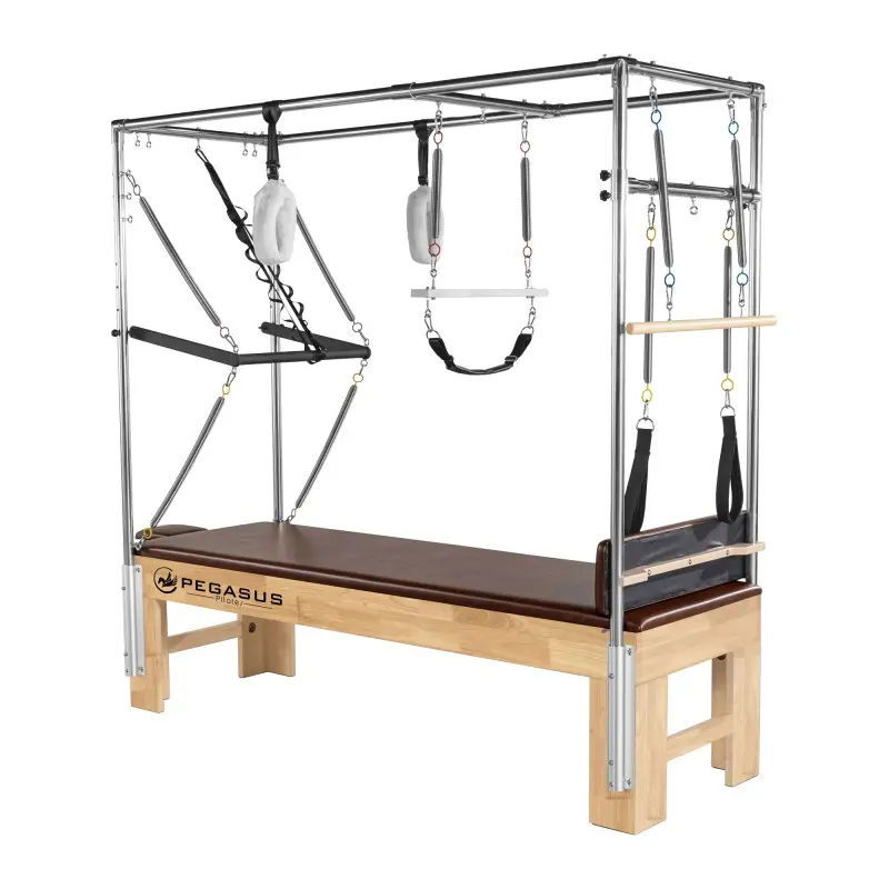 Pegasus Επαγγελματικό Κρεβάτι Pilates Cadillac Oak - Σε 12 Άτοκες Δόσεις