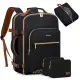 Σακίδιο ταξιδιού για γυναίκες 40L Carry on 17,3" WB2029 black leopard
