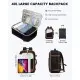 Σακίδιο Ταξιδίου Γυναικείο 40L Carry on 17,3" Lovevook MB2165 black/beige