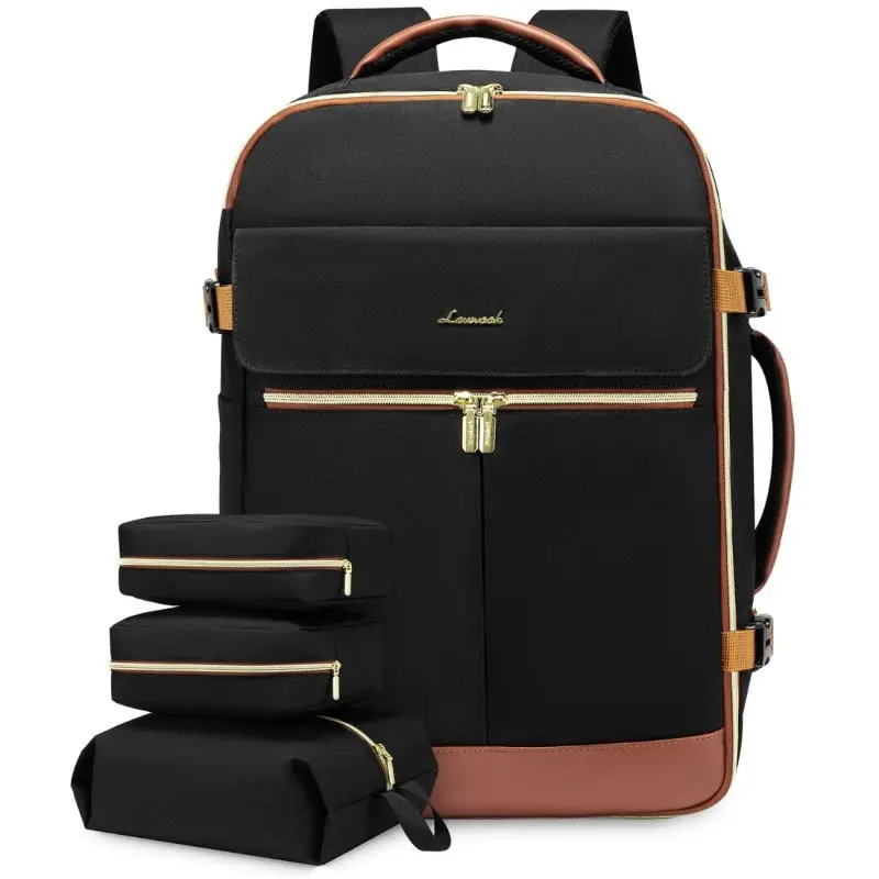 Σακίδιο Ταξιδίου Καμπίνας 40L 17,3" MB2112 black brown Σακίδια Πλάτης MB2112 black brown Lovevook Σακίδιο Ταξιδίου Καμπίνας 40L 17,3" MB2112 black brown