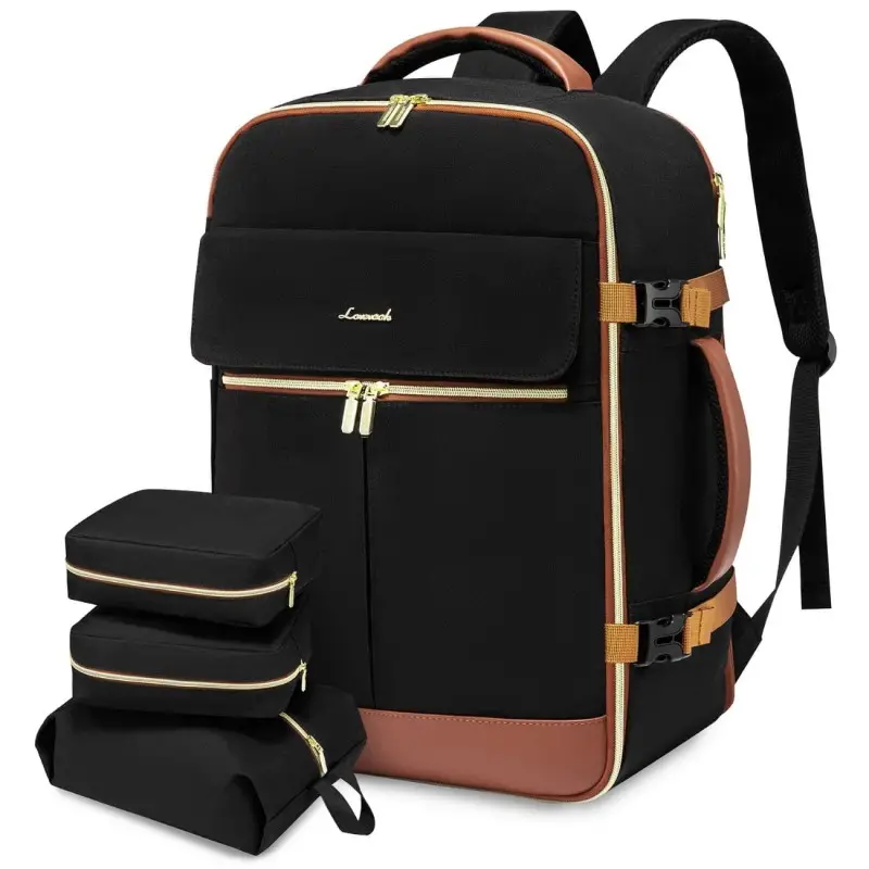 Σακίδιο Ταξιδίου Καμπίνας 40L 17,3" MB2112 black brown Σακίδια Πλάτης MB2112 black brown Lovevook Σακίδιο Ταξιδίου Καμπίνας 40L 17,3" MB2112 black brown