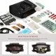 Γυναικείο σετ τσάντας χιαστί/χειρός Lovevook 16'' WB2166 black