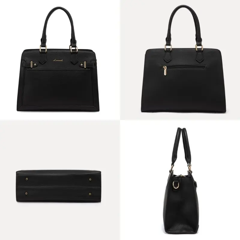 Γυναικείο σετ τσάντας χιαστί/χειρός Lovevook 16'' WB2166 black