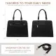 Γυναικείο σετ τσάντας χιαστί/χειρός Lovevook 16'' WB2166 black