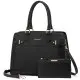Γυναικείο σετ τσάντας χιαστί/χειρός Lovevook 16'' WB2166 black