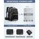 Σακίδιο ταξιδιού για γυναίκες 40L Carry on 17,3" WB2029 black/gray
