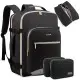Σακίδιο ταξιδιού για γυναίκες 40L Carry on 17,3" WB2029 black/gray