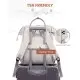 Γυναικείο Σακίδιο USB Lovevook 15,6'' MB2146 beige gray brown