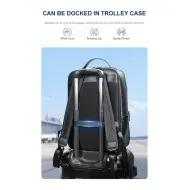 Δερμάτινο Επαγγελματικό Σακίδιο Cardinal 19 L 2302 μαύρο