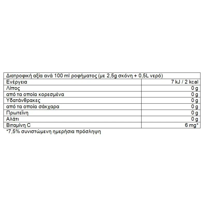 Instick Χυμός Καρπούζι σε σκόνη για 0,5Lit - Συσκευασία 12τμχ x 2,5g