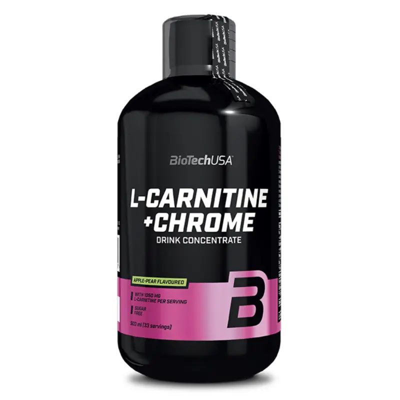L-Carnitine + Chrome 35000mg 500ml (BIOTECH USA) - Orange
