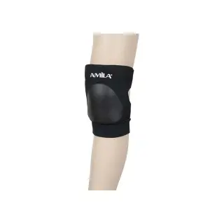 Amila  Επιγονατίδα Volley Επαγγελματική με Teflon Μαύρη 83013