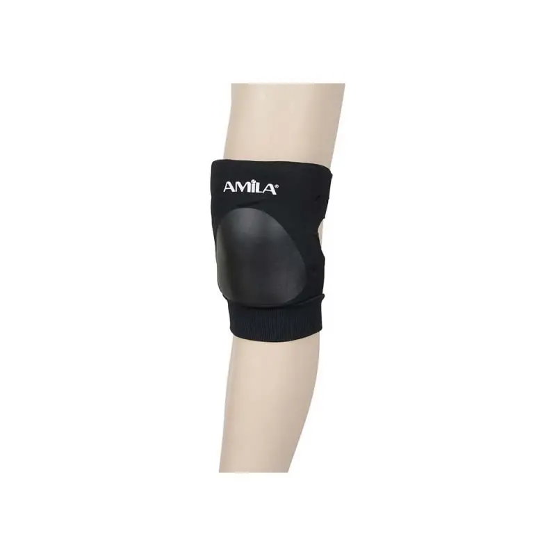 Amila  Επιγονατίδα Volley Επαγγελματική με Teflon Μαύρη 83013