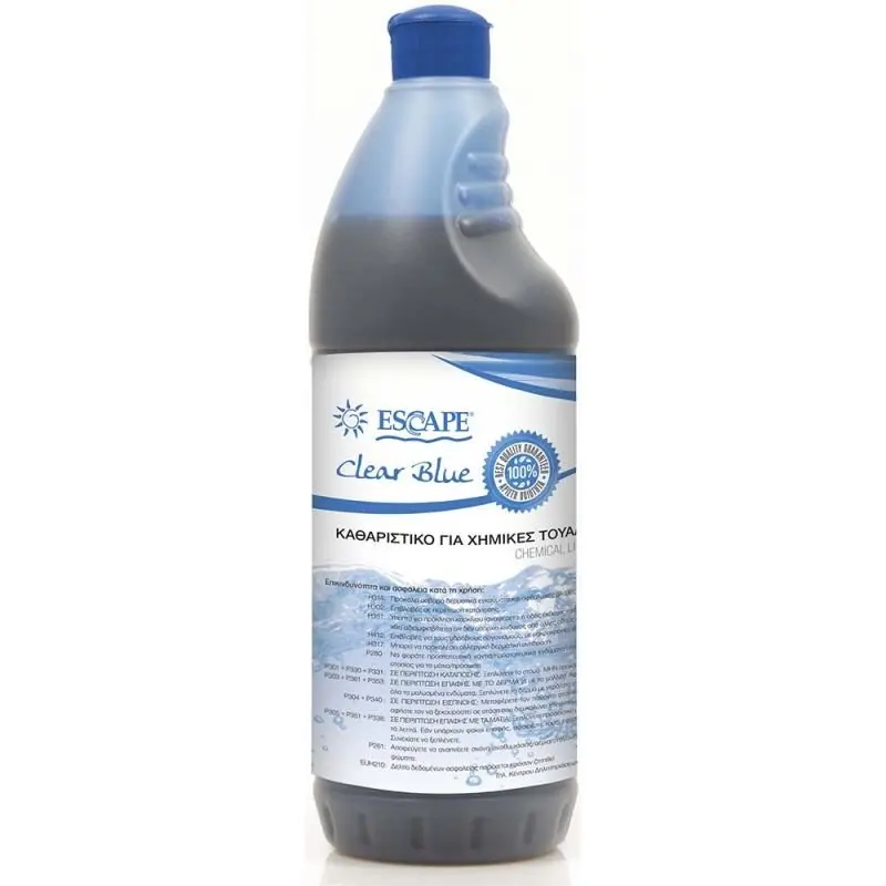 Escape Υγρό χημικής τουαλέτας Clear Blue 16522 Escape Υγρό χημικής τουαλέτας Clear Blue 16522