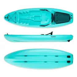 Puffin 262cm μονοθέσιο καγιάκ με 2 ρόδες για ρυμούλκηση SCK Γαλάζιο - 0201-2621 - Σε 12 Άτοκες Δόσεις