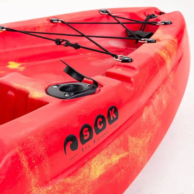 SCK Manatee 270cm μονοθέσιο SOT καγιάκ - Κόκκινο-Κίτρινο - 0201-27054 - Σε 12 Άτοκες Δόσεις