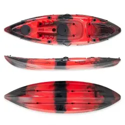 SCK Conger 295cm Μονοθέσιο καγιάκ ψαρέματος - Κόκκινο/Μαύρο - 0201-29848  - Σε 12 Άτοκες Δόσεις