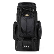 OEM Σακίδιο πλάτης ορειβατικό υπαίθριο αδιάβροχο 092 75L μαύρο