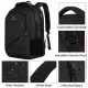 Σακίδιο πλάτης 30L Laptop 17,3” Matein 1035 μαύρο