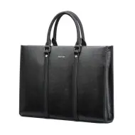 Δερμάτινος χαρτοφύλακας 14" Bopai 11-98711 μαύρο