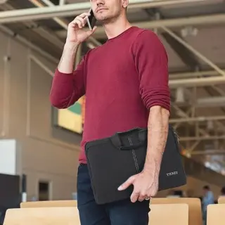 Υφασμάτινος Χαρτοφύλακας Ytonet 17,3 laptop 14L 1165 μαύρο