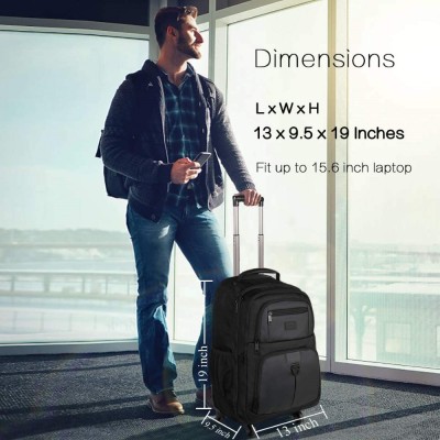 Σακίδιο πλάτης Τροχήλατο 45L Laptop 17” Matein 1212 μαύρο Σακίδιο πλάτης Τροχήλατο 45L Laptop 17” Matein 1212 μαύρο